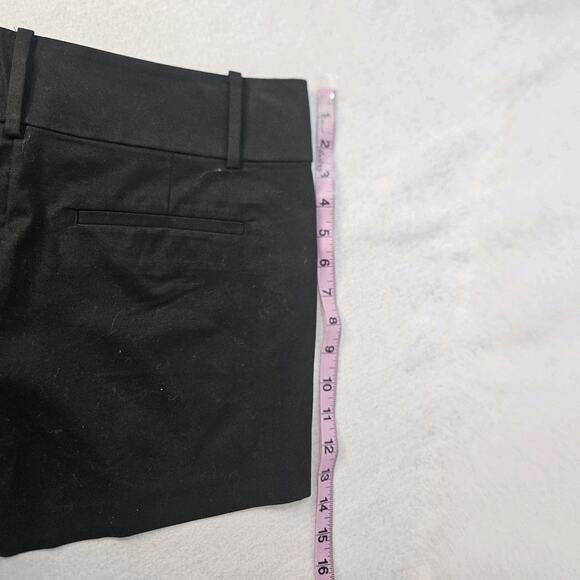 ANN TAYLOR City Shorts Chino Sz 8 NWT Modern Fit Black - Picture 4 of 7
